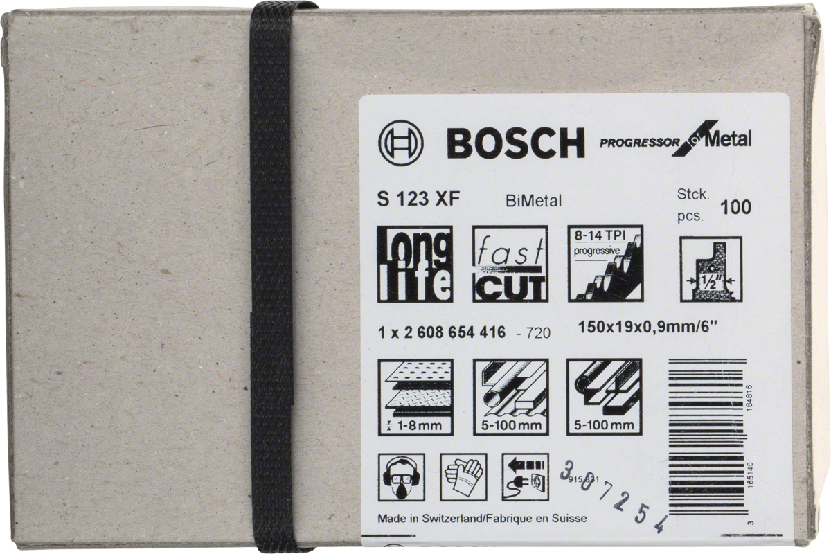 Pilový kotouč Bosch S 123 XF BiMetal s dlouhou životností a rychlým řezem.