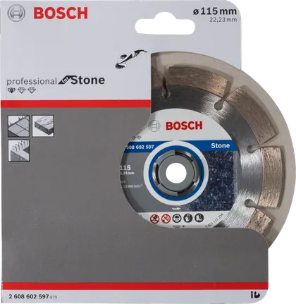 Diamantový řezací kotouč Bosch 115 mm na kámen.