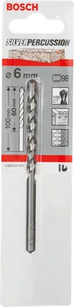 Vrták do betonu Bosch 6 mm CYL-3.