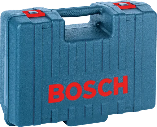 Plastový kufr Bosch s rukojetí pro uložení nářadí.