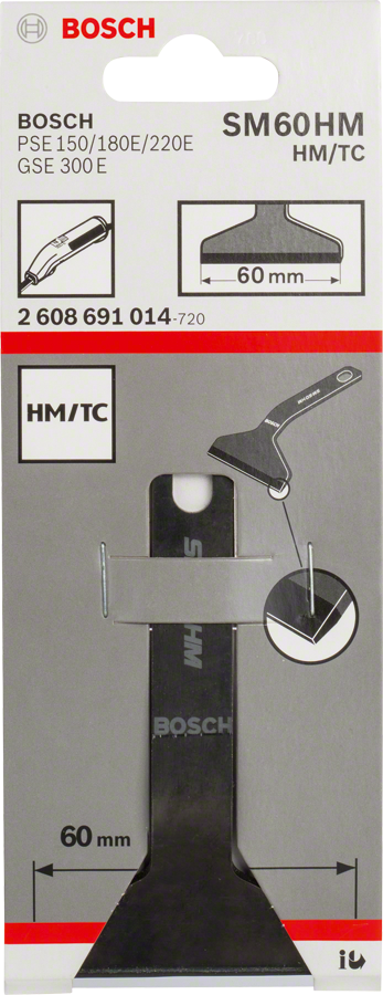 Škrabka Bosch SM 60 HM pro odstraňování povrchových nečistot.