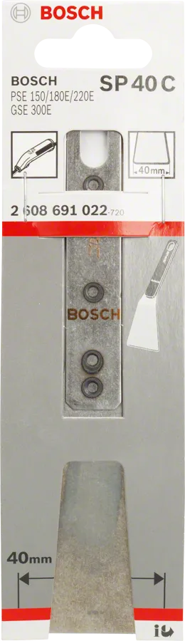 Škrabka Bosch SP 40 C z pružinové oceli, nůž 40 mm.