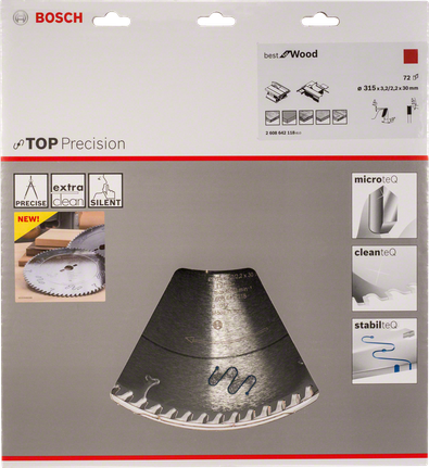 Pilový kotouč Bosch Top Precision Best for Wood.