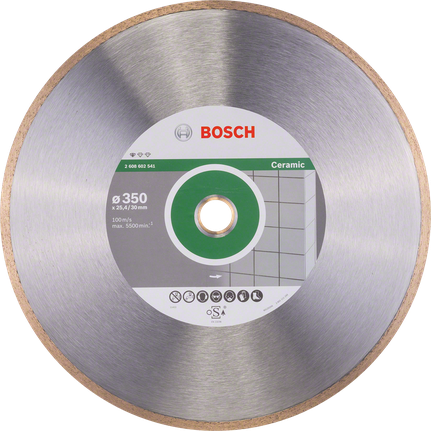 Diamantový řezný kotouč Bosch Standard pro keramiku 350 mm.