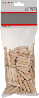 Dřevěné kolíky Bosch 8×40 mm.