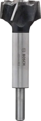 Kotoučová fréza Bosch o průměru 40 mm pro přesné vrtání.