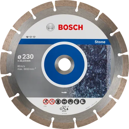 Diamantový řezný kotouč Bosch Standard for Stone 230 mm.