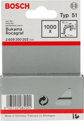 Sponky Bosch 10 mm typ 51.