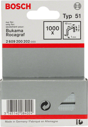 Sponky Bosch 10 mm typ 51.