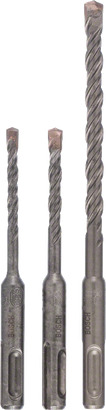 3dílná sada vrtáků do kladiv Bosch SDS plus-5 5/6/8 mm.