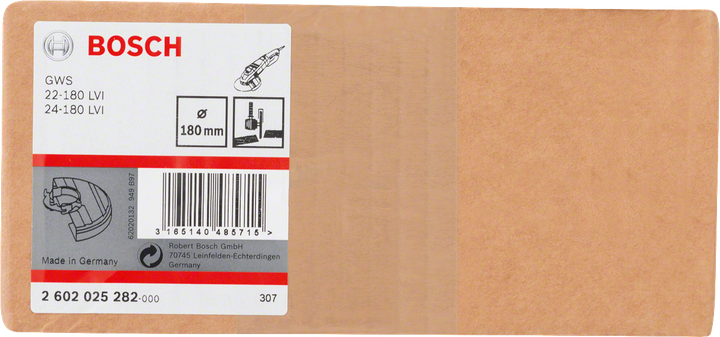 Ochranný kryt Bosch s krytem 180 mm.