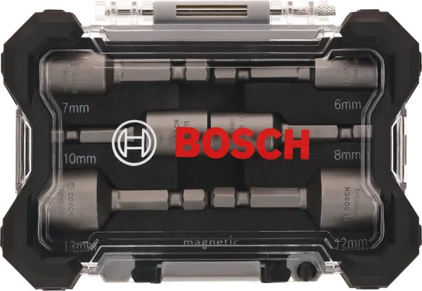 Sada 6dílných nástrčných klíčů Bosch 6–13 mm.