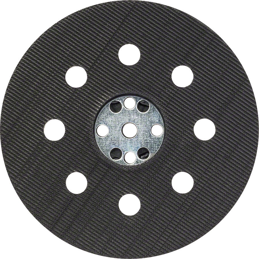 Středně tvrdý brusný talíř Bosch 115 mm, 8 otvorů.