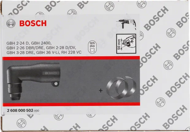 Pravoúhlý adaptér Bosch SDS-plus pro vrtací kladiva.