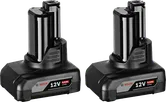 Akumulátorové bloky Bosch 2 x GBA 12V 6,0Ah pro nářadí.