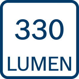 330 lumenů 