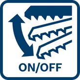 Pila ocasní Bosch GSA 18V-28 s baterií ProCORE 5,5 Ah.