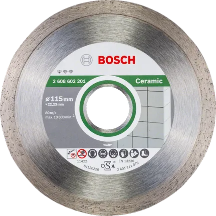 Řezný kotouč Bosch na keramické dlaždice, 115 mm.