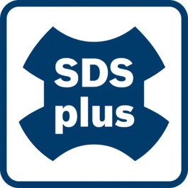 Upínání nástrojů SDS plus Optimální přenos výkonu Pro vrtací kladiva třídy 2–4 kg.