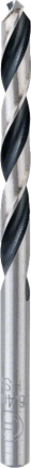 Spirálový vrták Bosch HSS PointTeQ 6,4 mm pro vrtání do kovu.