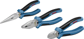 Sada kleští Bosch s ergonomickými rukojeťmi.