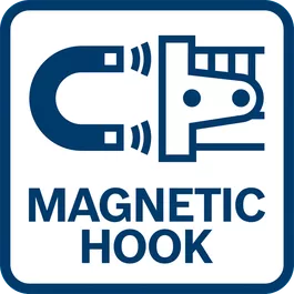  Snadné měření dlouhých vzdáleností díky silnému magnetickému háčku, který lze připevnit ke kovovým povrchům