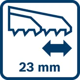 Akumulátorová přímočará pila Bosch GST 18V-LI S s výměnou plátku SDS.