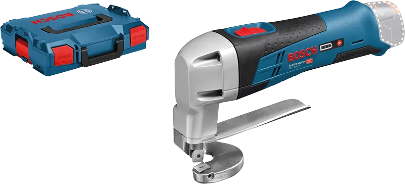 Akumulátorové nůžky na kov Bosch GSC 12V-13 s kufrem.