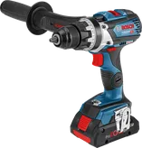 Akumulátorová vrtačka Bosch GSR 18V-110 C s boční rukojetí.