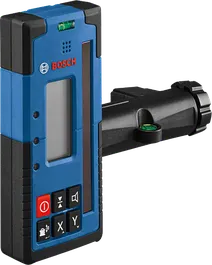 Laserový přijímač Bosch LR 60 s montážní svorkou.
