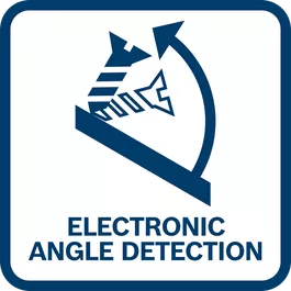  Electronic Angle Detection: Pomáhá uživateli při šroubování a vrtání do nakloněných ploch pod zvoleným úhlem. Uživatel si může zvolit mezi přednastavenými úhly či zadat zvolený úhel v aplikaci
