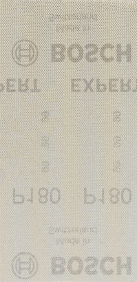 Brusná síť Bosch EXPERT M480 G 180 s otevřeným designem sítě.