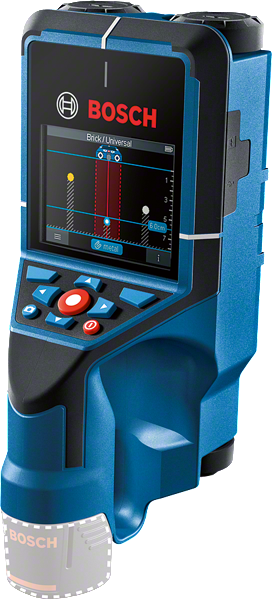 Nástěnný skener Bosch D-Tect 200 C s displejem.