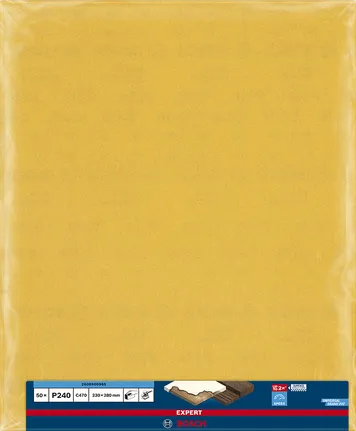 Brusný papír Bosch C470 P240, 230×280 mm.