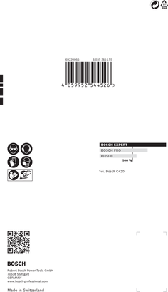 Brusný papír Bosch EXPERT C470 100×150 mm.