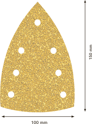 Brusný papír Bosch EXPERT C470 100x150mm G40 7-dírový.