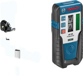 Laserový přijímač Bosch LR 1G Professional s držákem.