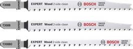 Sada pilových plátků pro přímočaré pily EXPERT Wood 2-side clean