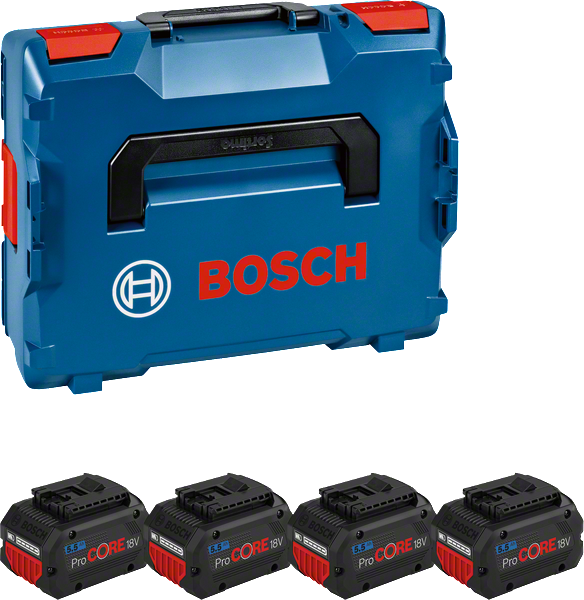 Baterie Bosch ProCORE 18V 5,5Ah s úložným pouzdrem.