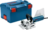 Bosch GFF 22 Spojovací fréza na sušenky s úložným pouzdrem.