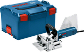 Bosch GFF 22 Spojovací fréza na sušenky s úložným pouzdrem.
