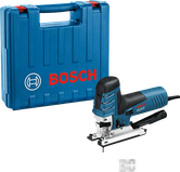 Přímočará pila Bosch GST 150 CE s přepravním kufříkem.