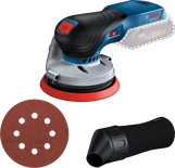 Sada akumulátorové excentrické brusky Bosch GEX 18V-125.