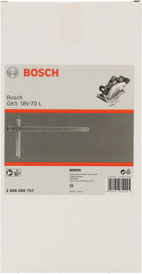 Paralelní doraz Bosch GKS 18V-70L.