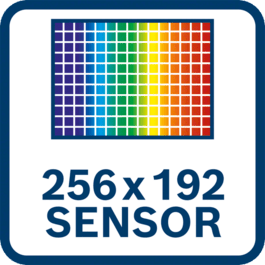 Senzor IR 256 × 192 pixelů