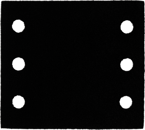 Šetrná podložka Bosch 115x107 mm s děrovanou perforací.