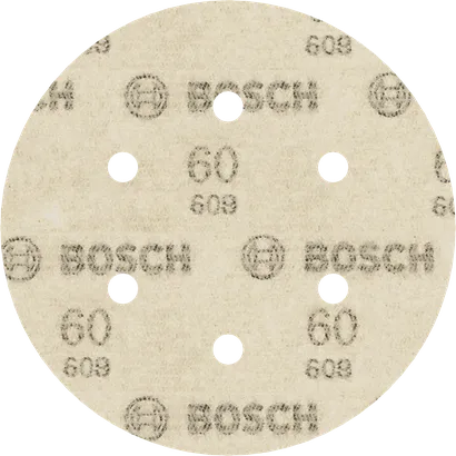 Brusný kotouč Bosch PRO E466 150 mm, zrnitost 60, 6 otvorů.
