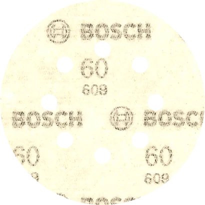 Brusný kotouč Bosch PRO E466 125 mm G60 s 8 otvory.