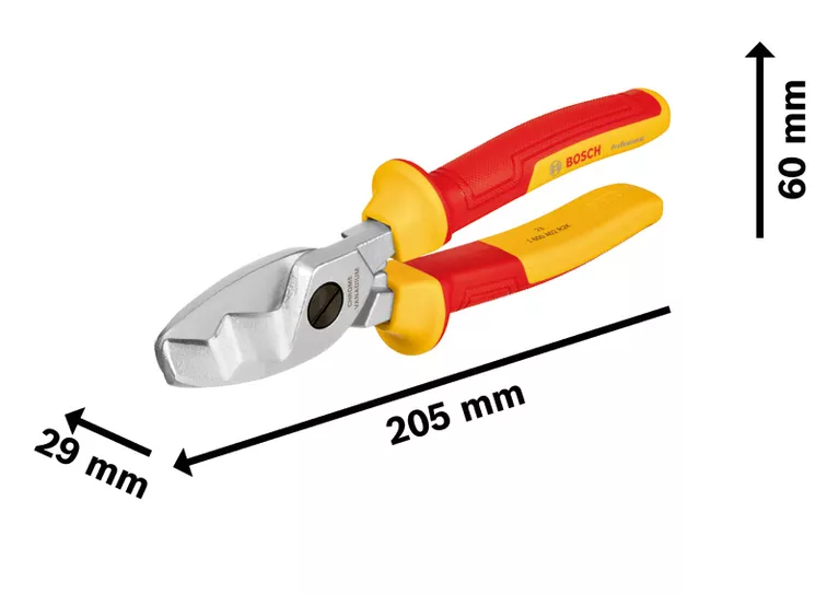 Nůžky na kabely VDE 200 mm