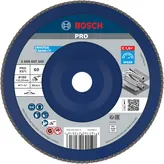 Lamelový kotouč Bosch PRO X571 180 mm G60 pro broušení kovů.